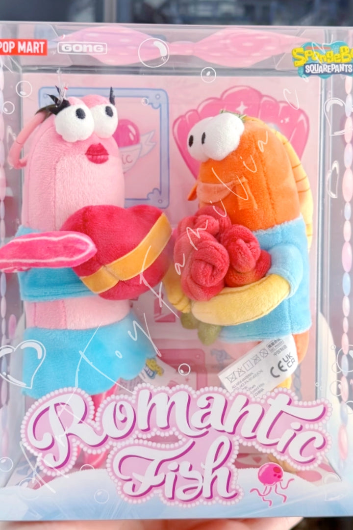 Popmart SpongeBob SquarePants Romantic Fish Plush Set