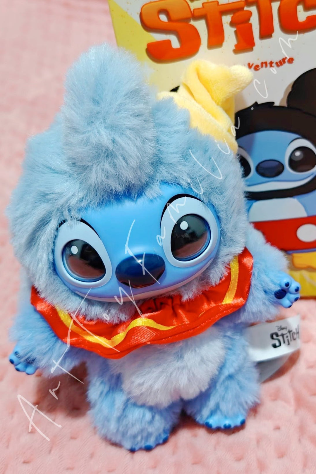 POP MART - Stitch Adventure Series Vinyl Plush Pendant - 史迪奇冒险系列搪胶毛绒挂件 Dumbo Stitch - 小飞象史迪奇