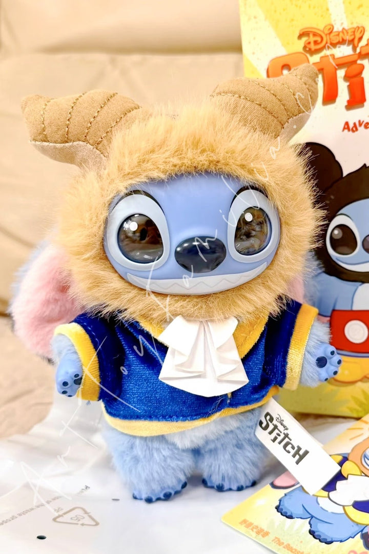 POP MART - Stitch Adventure Series Vinyl Plush Pendant - 史迪奇冒险系列搪胶毛绒挂件 The Beast Stitch - 野兽史迪奇