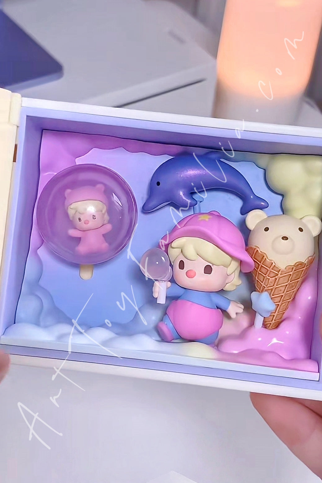 Popmart Sweet Bean Celebrate Ordinary Day Series Journey To The Cloud
