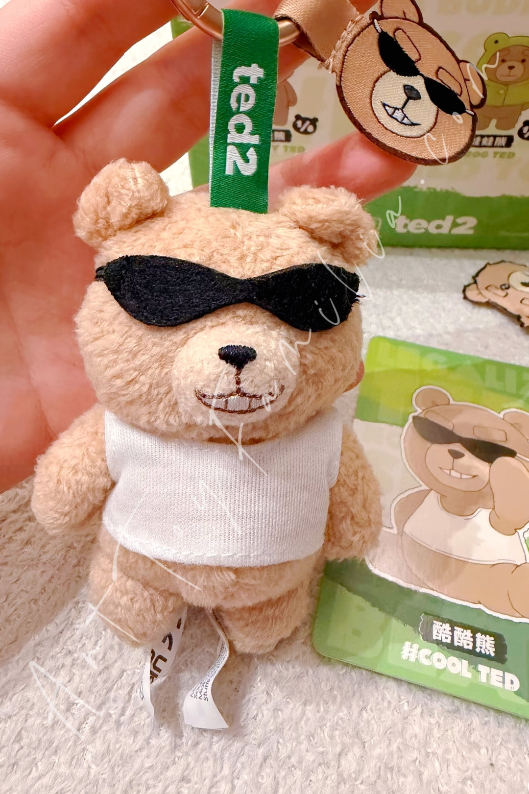 Popmart Ted2 Baby Ted Action Plush Pendant Cool Ted