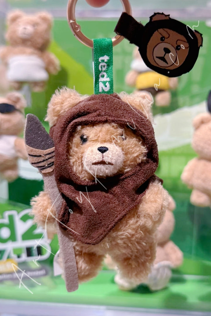 Popmart Ted2 Baby Ted Action Plush Pendant Wildman Ted(Secret)