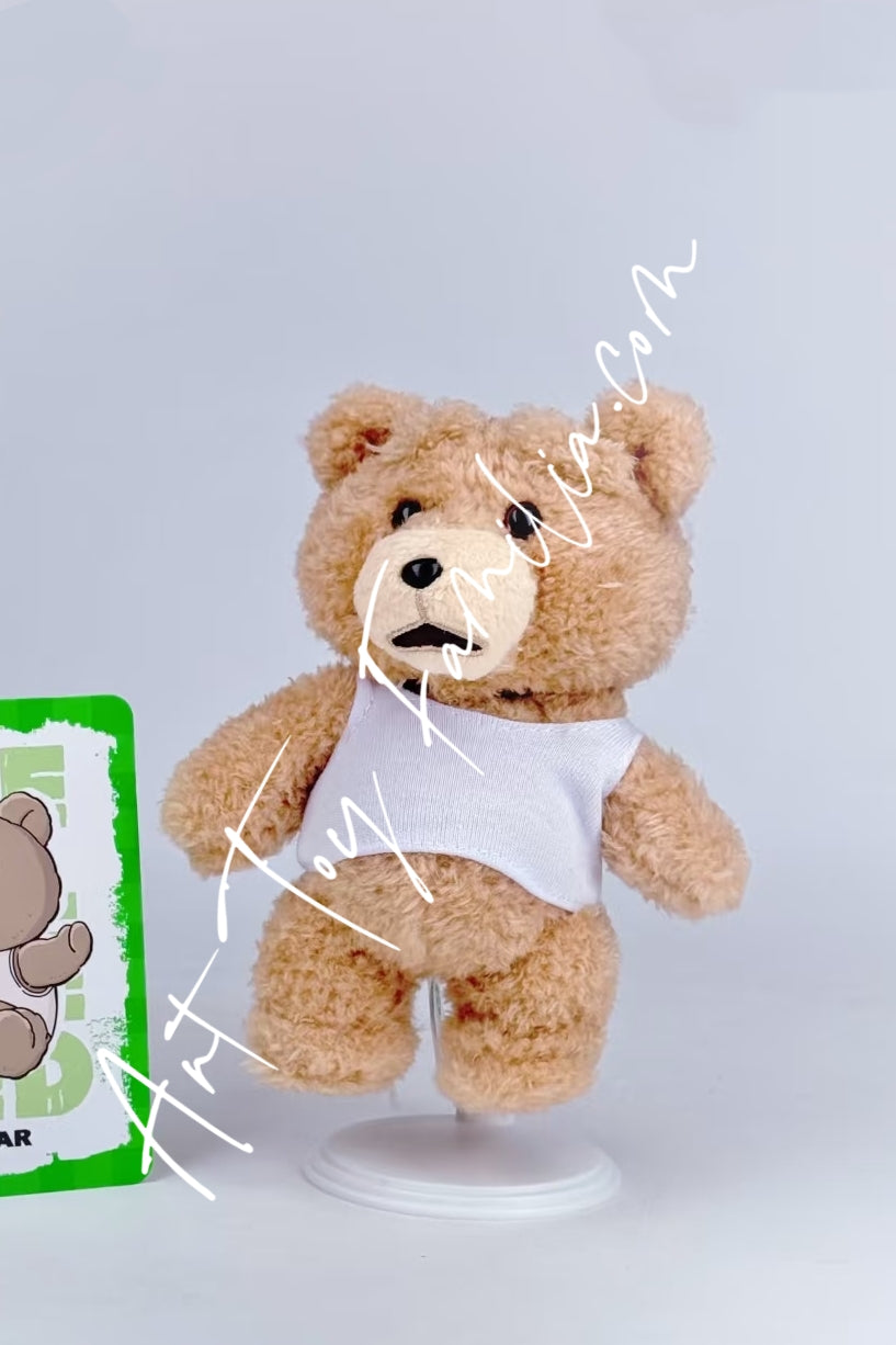 Popmart Ted2 Teddy Bear Action Plush Pendant Series Vest Bear