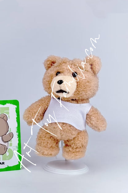 Popmart Ted2 Teddy Bear Action Plush Pendant Series Vest Bear