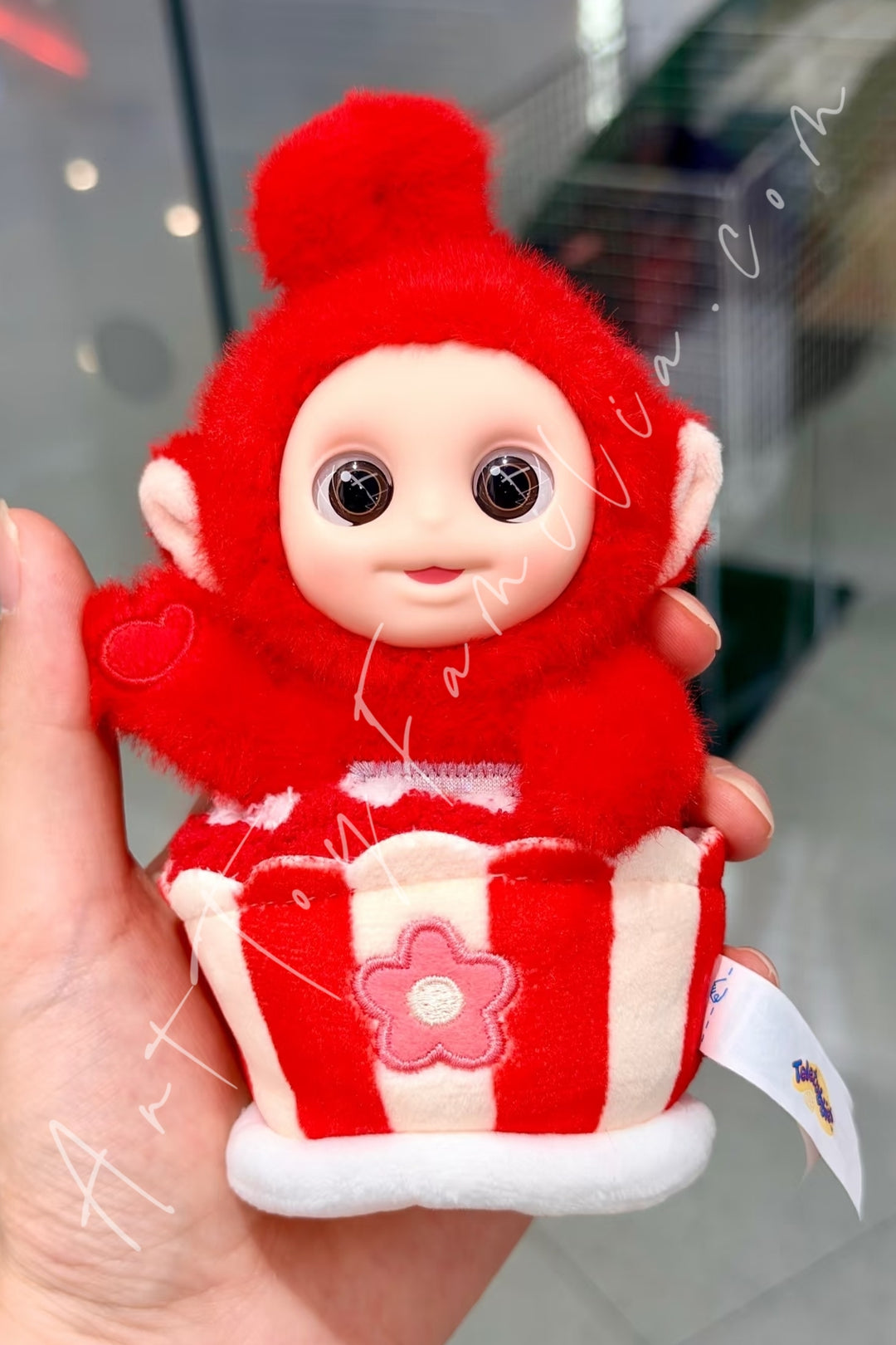 Popmart Teletubbies Afternoon Tea Diary Series Vinyl Plush Pendant Po's Red Velvet Cake
