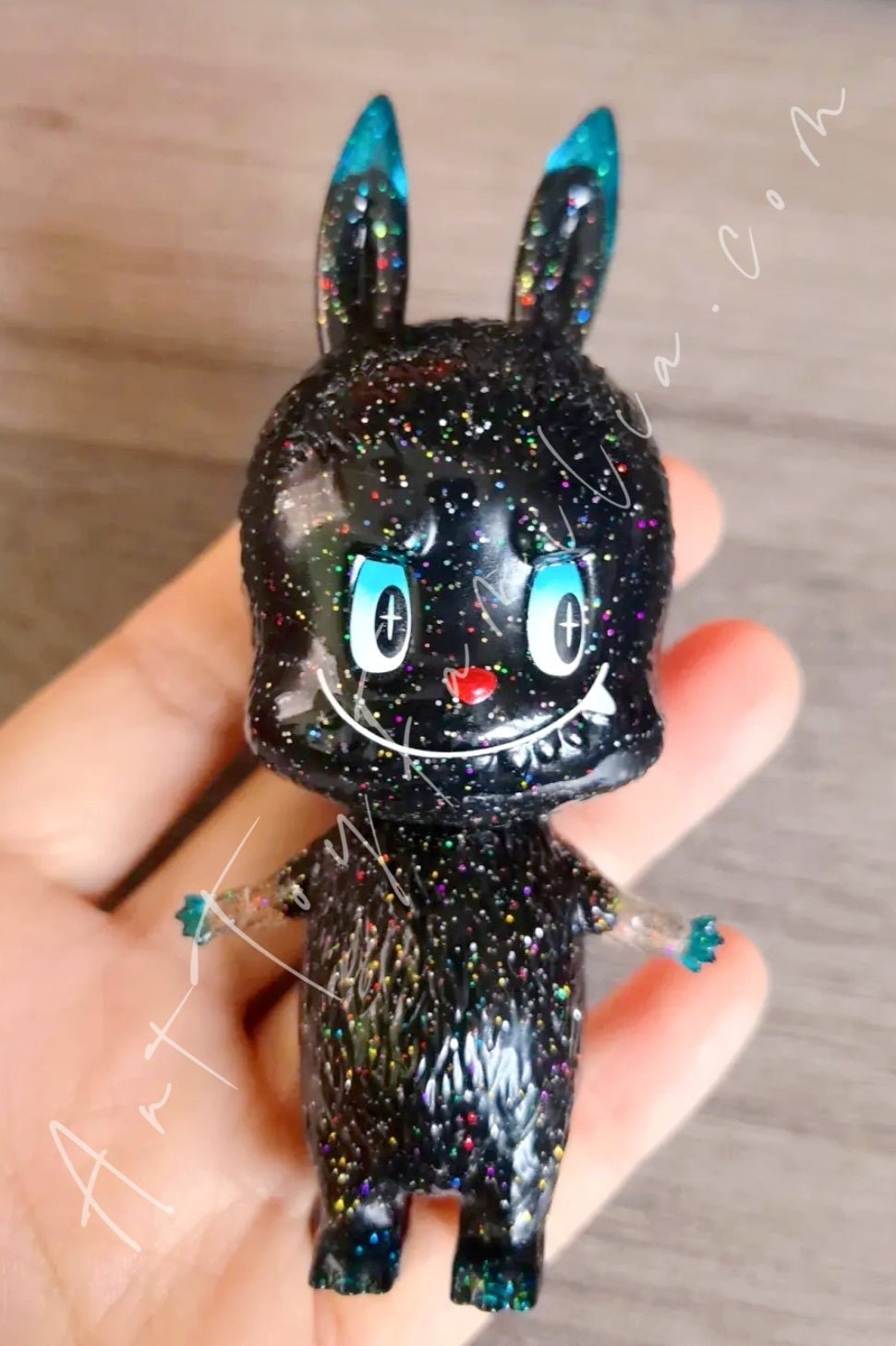 POP MART - The Little Monsters Mini Figure Collection 2 - 迷你Zimomo系列2代 Black Sparkle - 黑闪