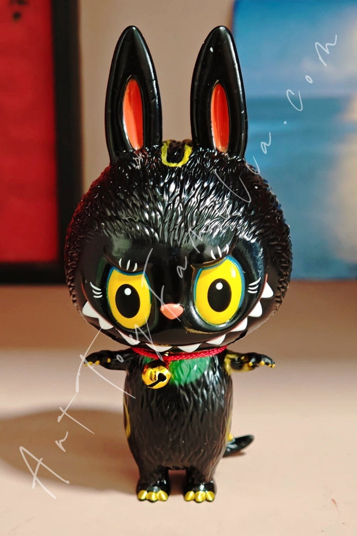 POP MART - The Little Monsters Mini Figure Collection 4 - 迷你Zimomo系列4代 Maneki Black Ver. - 黑招财