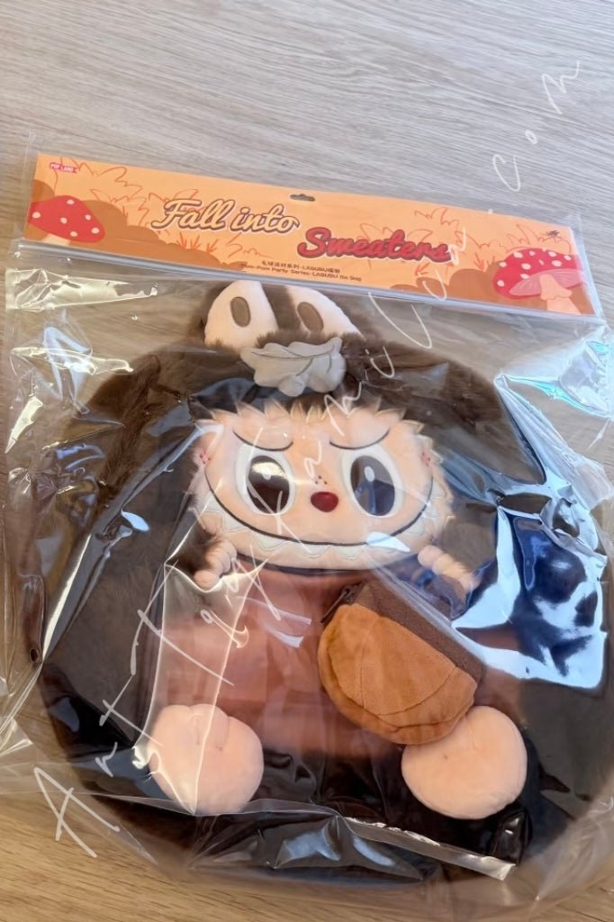 POP MART - The Monster Labubu Fall Into Sweaters Series Ita Bag - 毛球派对系列痛包 Labubu