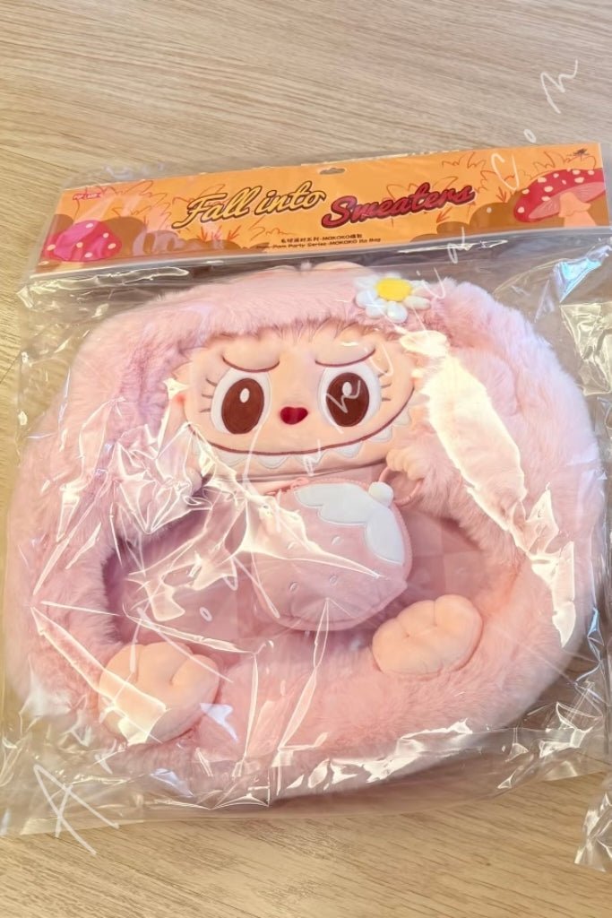 POP MART - The Monster Labubu Fall Into Sweaters Series Ita Bag - 毛球派对系列痛包 Mokoko