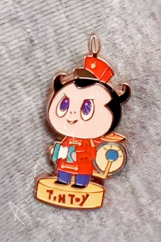 Popmart The Monster Labubu Toys Series Badge Tin Toy