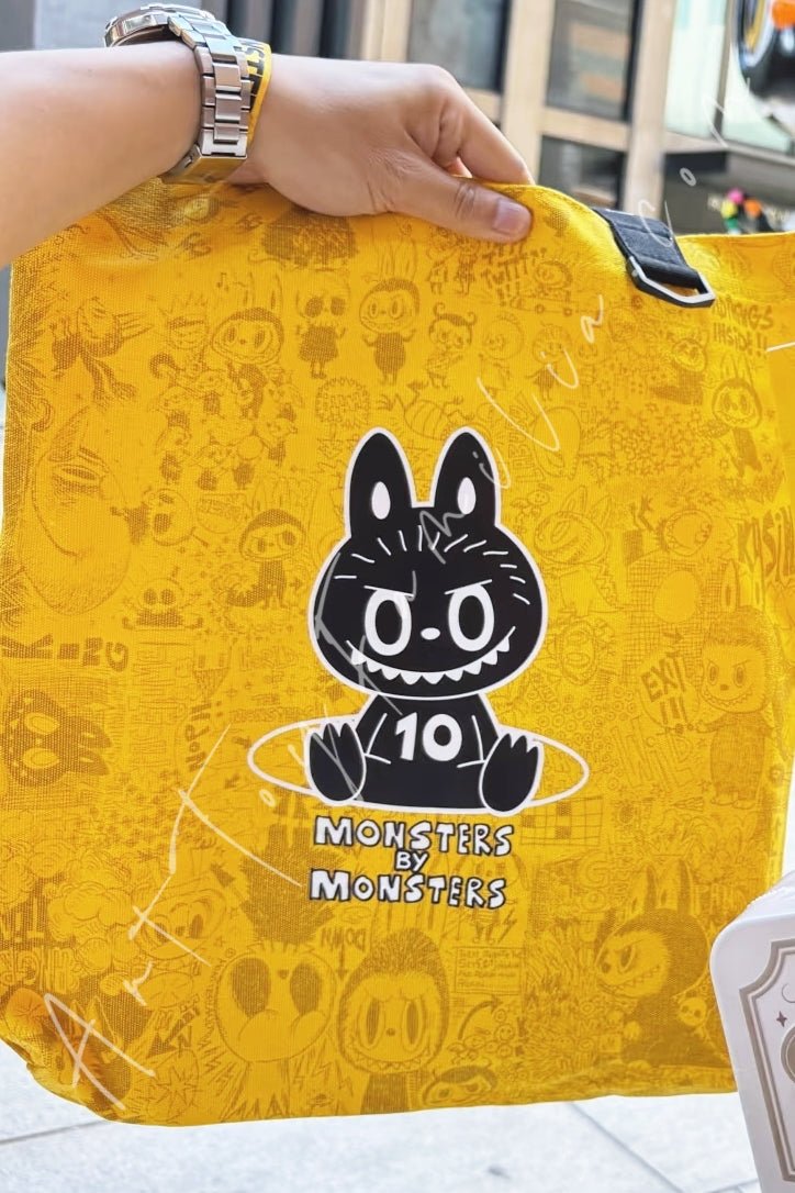 POP MART 10th Anniversary Tour Series Canvas Tote Bag – Art Toy