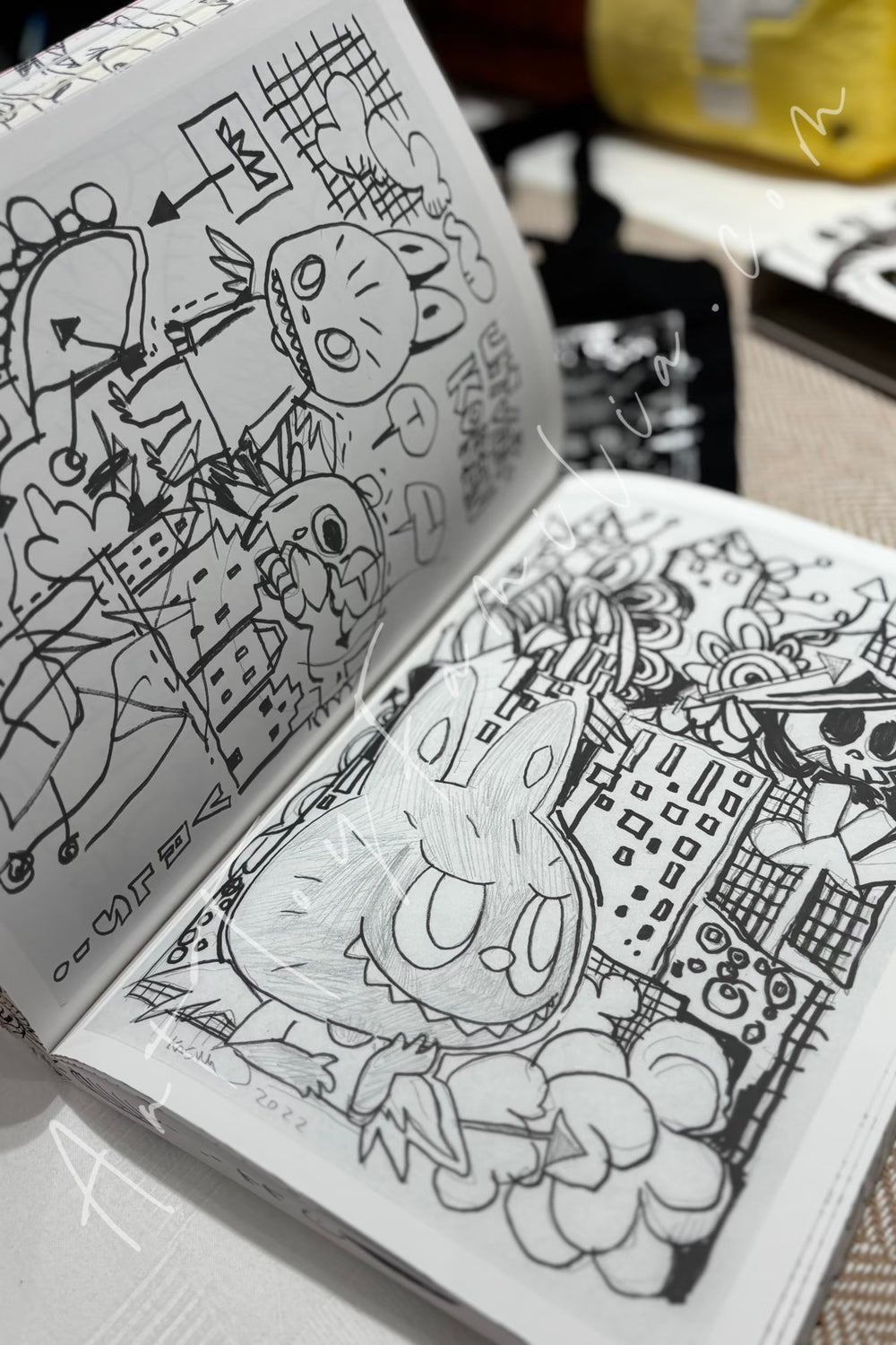 Popmart The Monsters 10th Anniversary Tour Series Sketch Collection