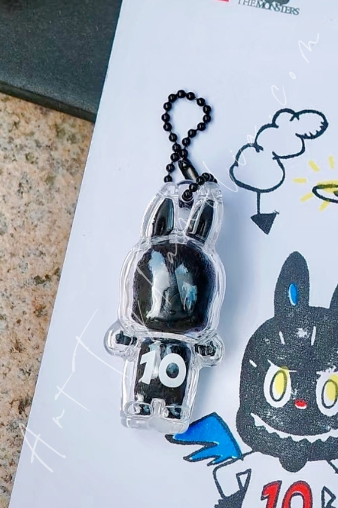 Popmart The Monsters 10th Anniversary Tour Series Super Mini Labubu Pendant