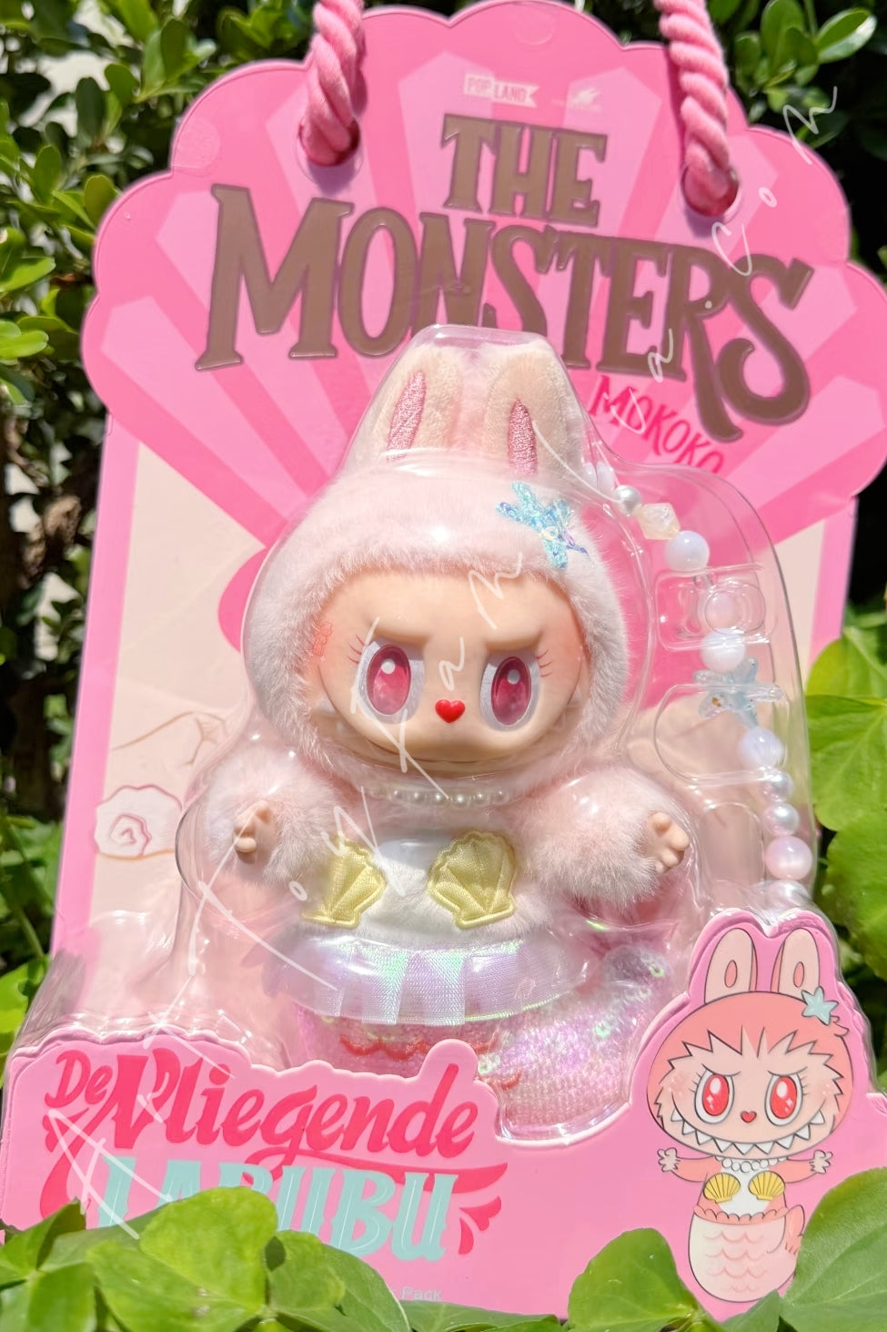 Popmart The Monsters De Vliegende Labubu Series Mermaid Vinyl Plush Figurine
