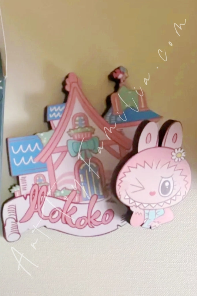 Popmart The Monsters Finding Labubu Series Fridge Magnet Blind Box Mokoko(Secret)