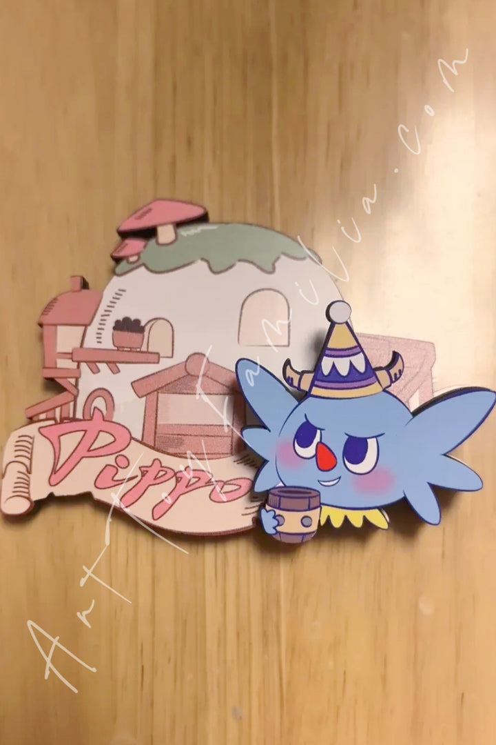 Popmart The Monsters Finding Labubu Series Fridge Magnet Blind Box Pippo