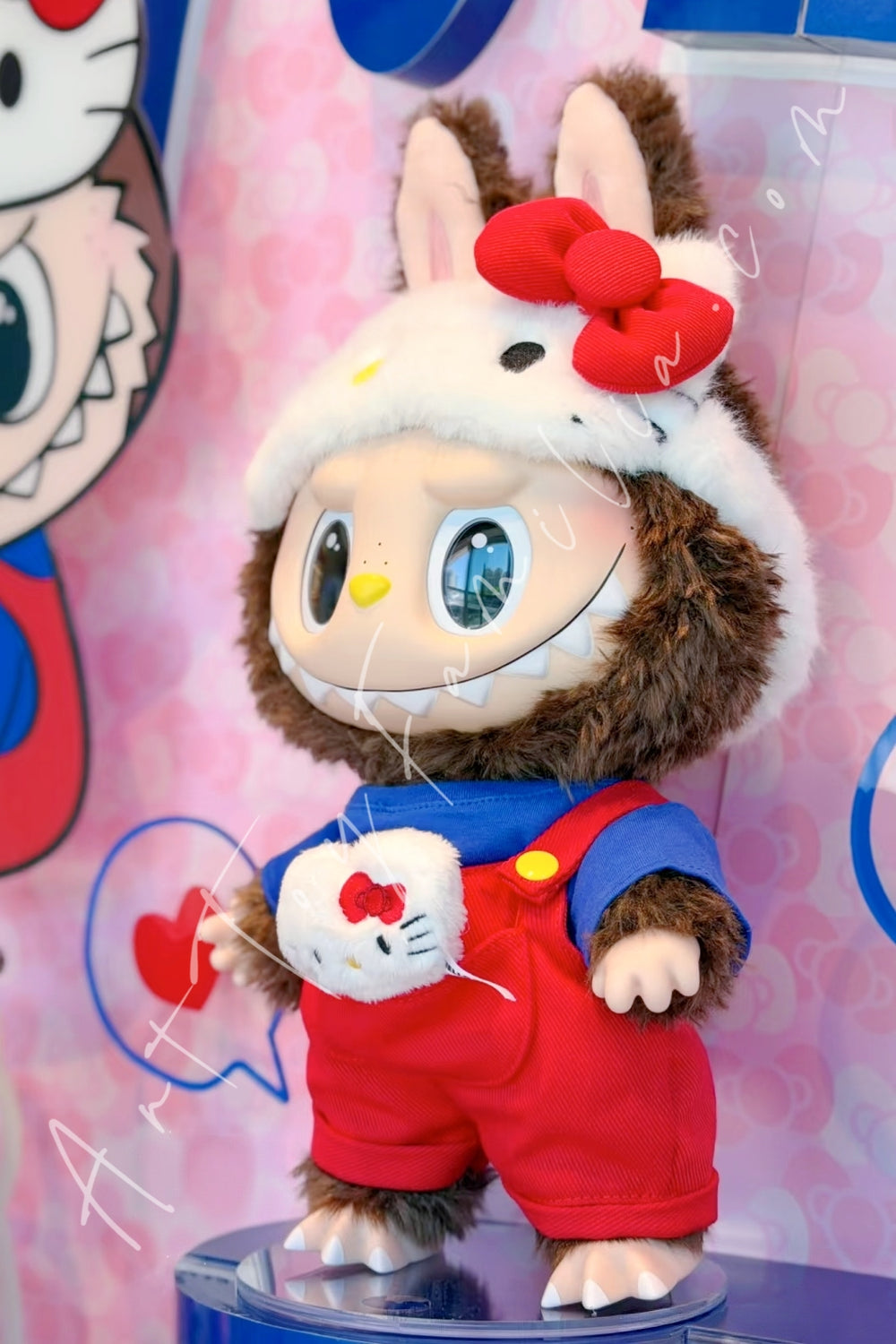 Popmart The Monsters × Hello Kitty Vinyl Plush Doll