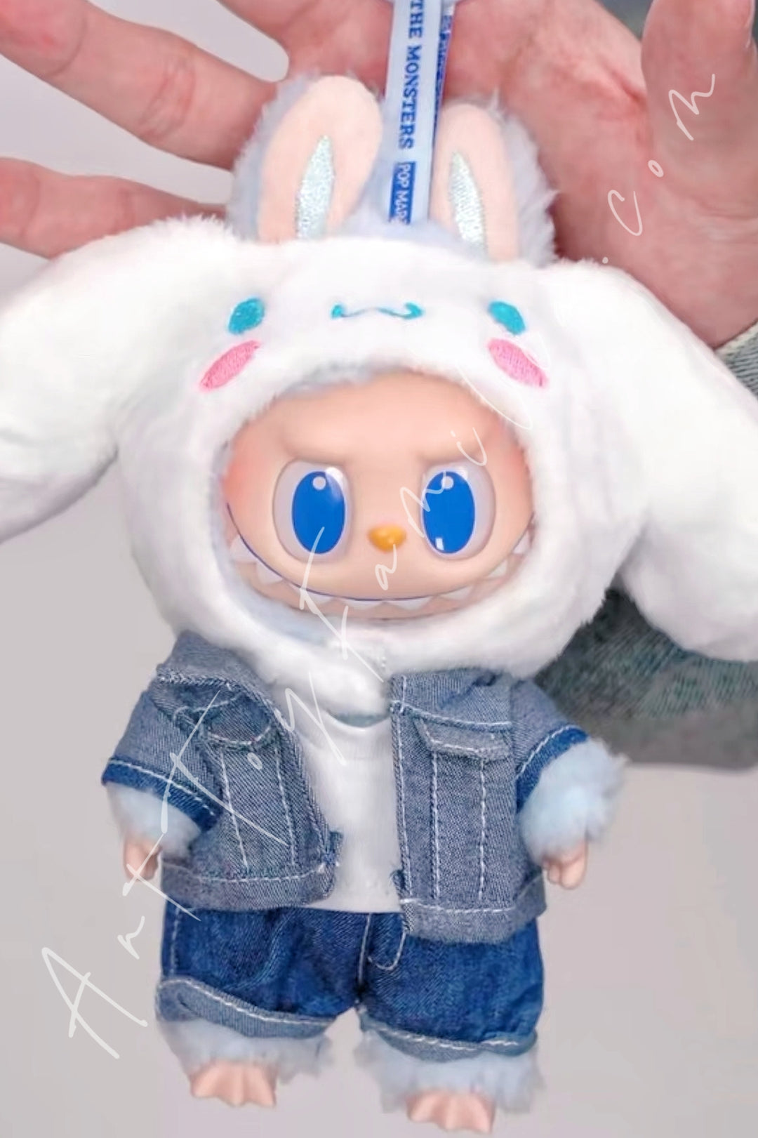 Popmart The Monsters × Hello Kitty and Friends Series Vinyl Plush Pendant Cinnamoroll