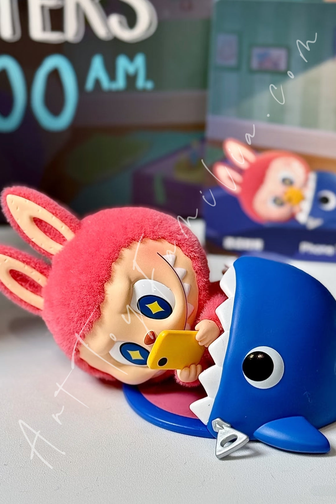Popmart The Monsters Labubu 1:00 A.M. Series Phone Time