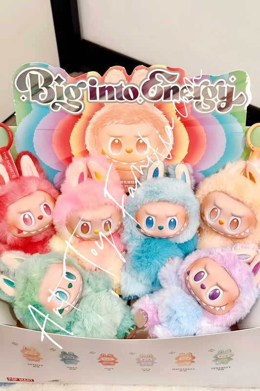 Popmart The Monsters Labubu Big into Energy Series-Vinyl Plush Pendant Full Set