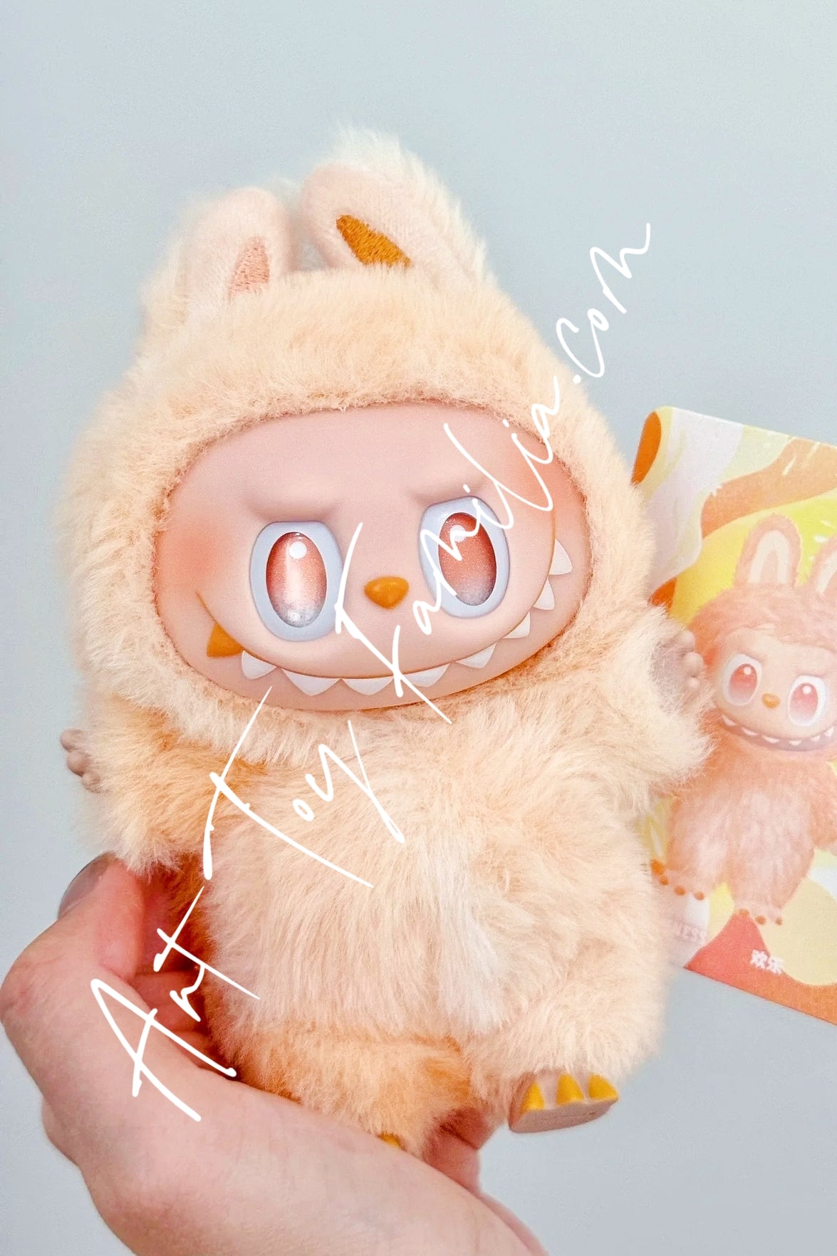 Popmart The Monsters Labubu Big into Energy Series-Vinyl Plush Pendant Happiness