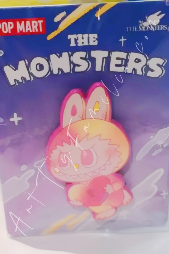 Popmart The Monsters Labubu Big into Energy Series Badge Loyalty