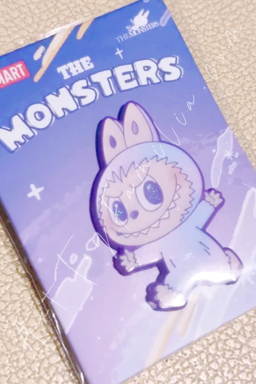 Popmart The Monsters Labubu Big into Energy Series Badge Luck