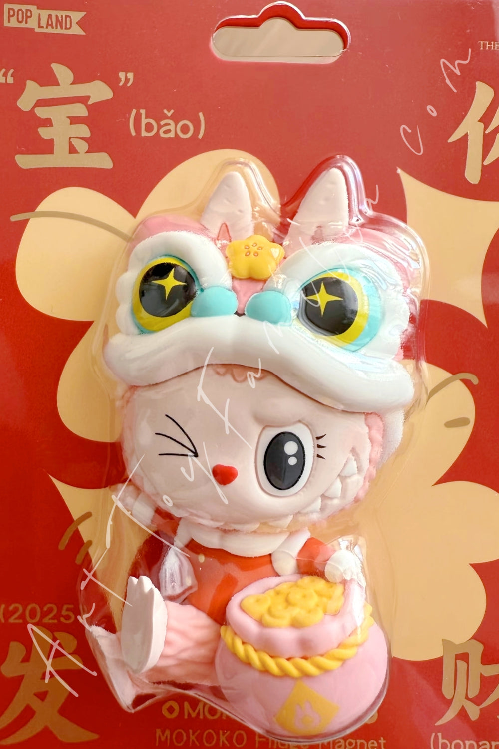 Popmart The Monsters Labubu Bonanza Series Fridge Magnet Mokoko