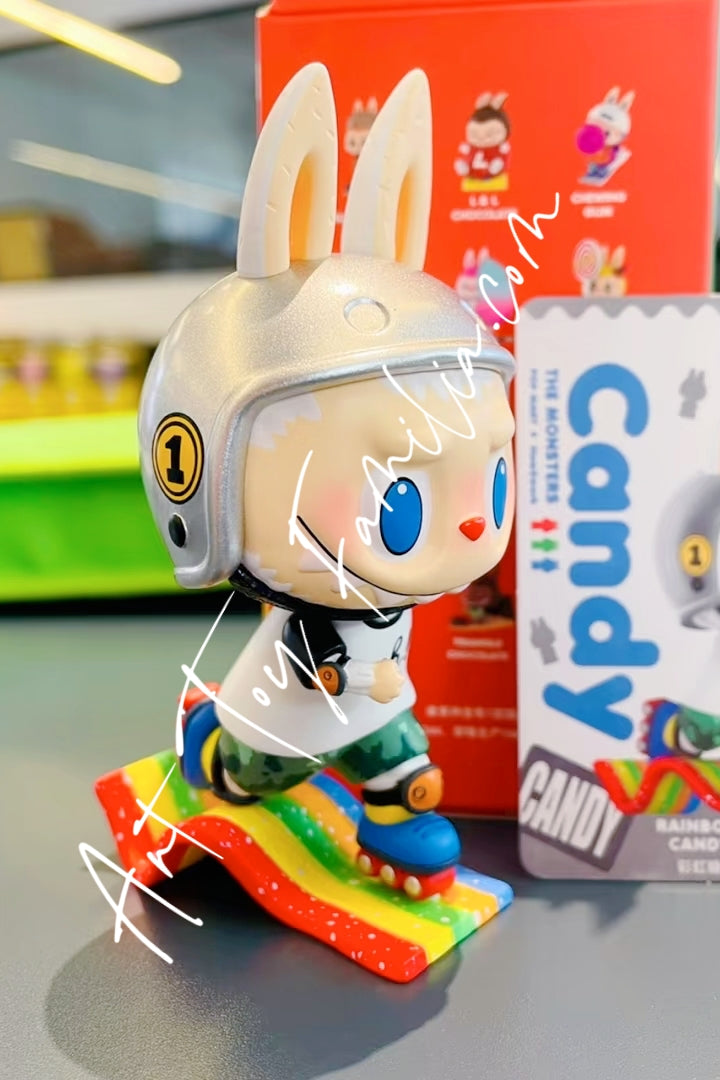 Popmart The Monsters Labubu Candy Series Rainbow Candy