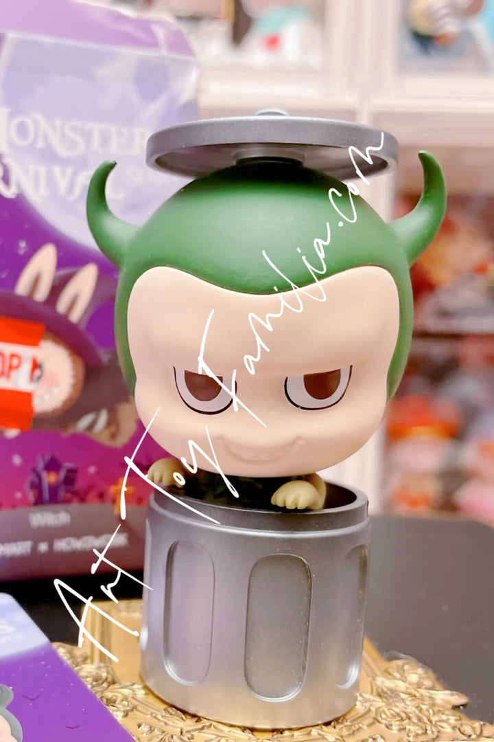 Popmart The Monsters Labubu Carnival Series Trash Can Monster