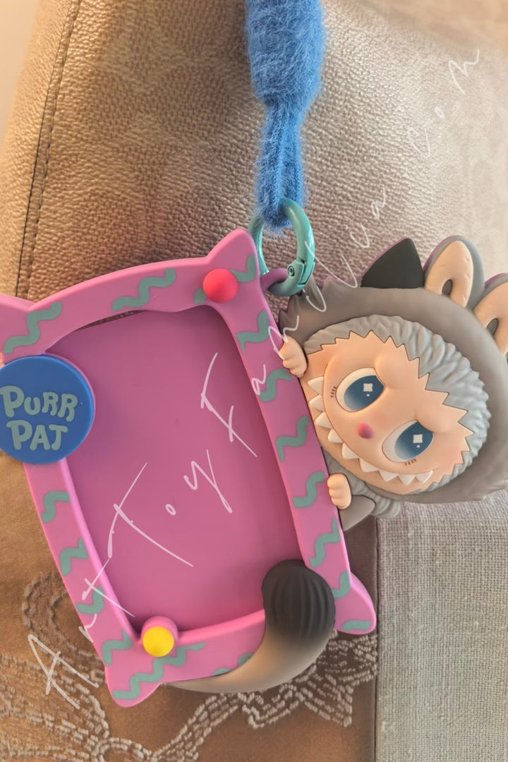 Popmart The Monsters Labubu Cat Mode On Series Card Holder Blind Box Rosy Kitty