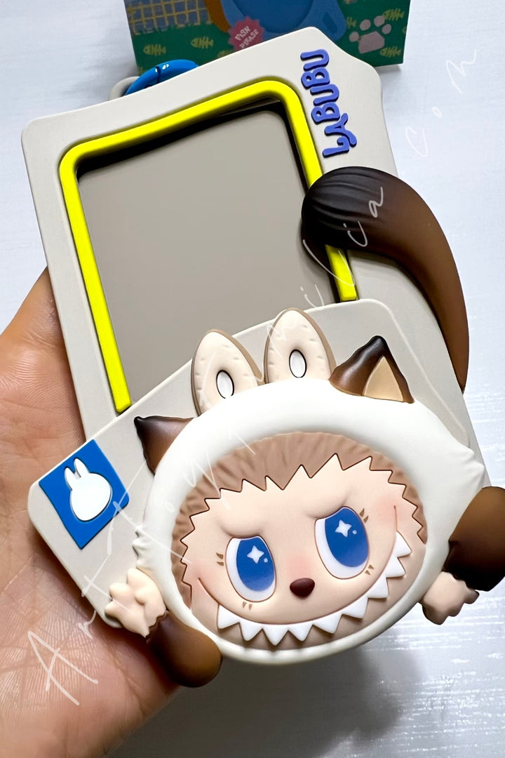 Popmart The Monsters Labubu Cat Mode On Series Card Holder Blind Box Siamese Kitty