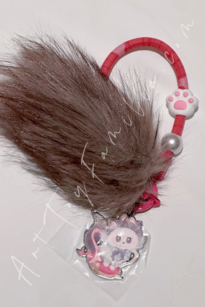 Popmart The Monsters Labubu Cat Mode On Series Pendant Blind Box Maine Coon Kitty (Secret)