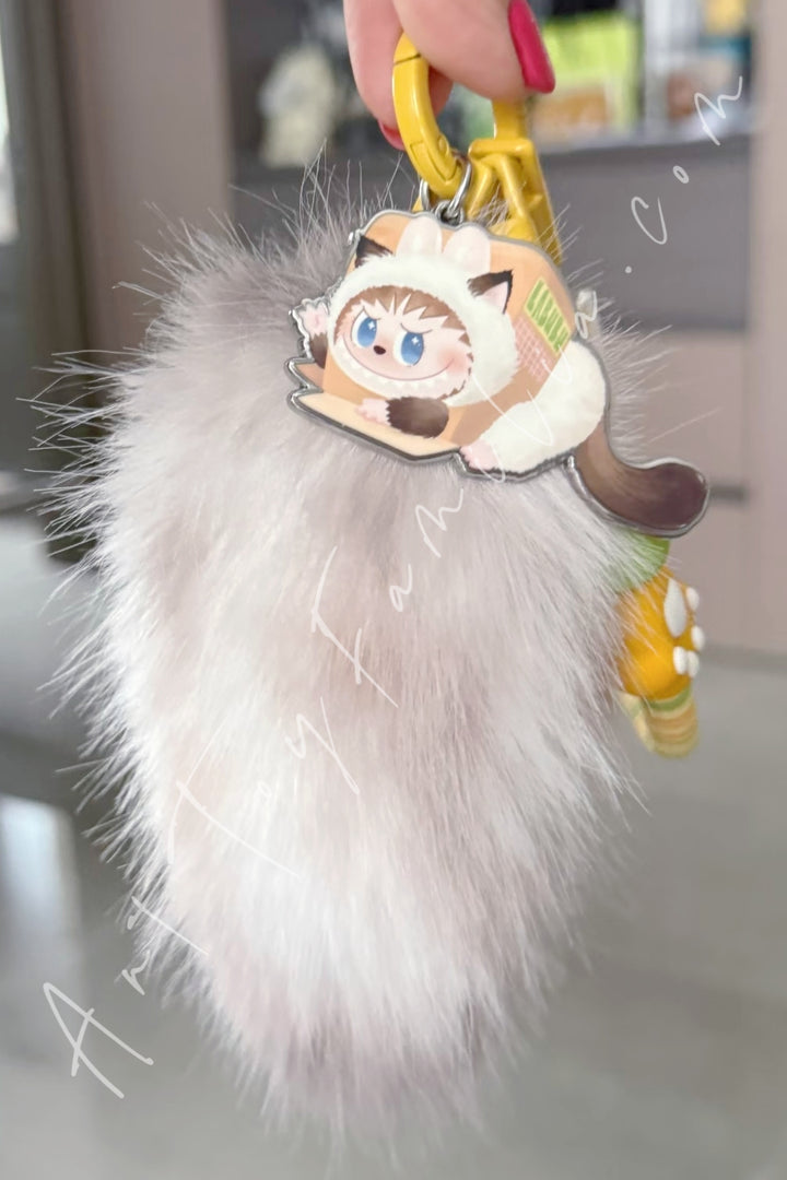 Popmart The Monsters Labubu Cat Mode On Series Pendant Blind Box Siamese Kitty