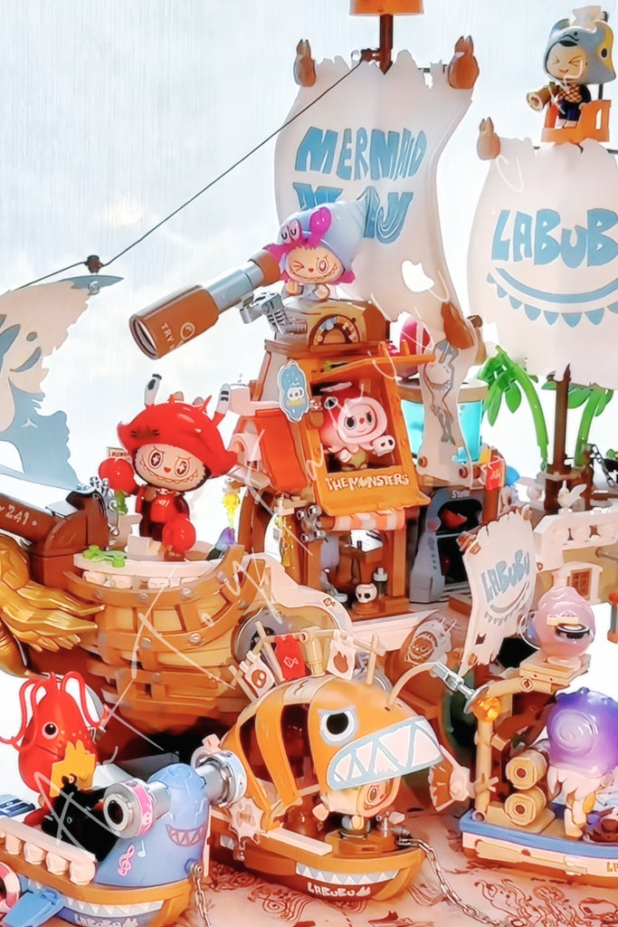The Monsters Labubu Chasing Mermaids Series Blocks – Art Toy Familia