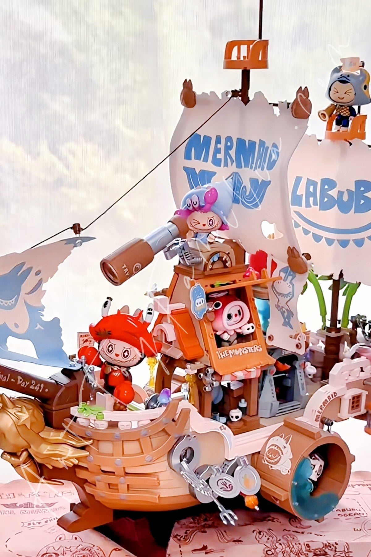 The Monsters Labubu Chasing Mermaids Series Blocks – Art Toy Familia