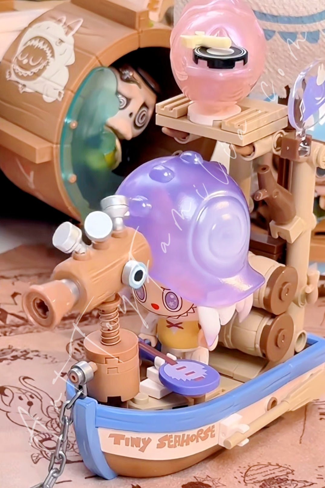 The Monsters Labubu Chasing Mermaids Series Blocks – Art Toy Familia
