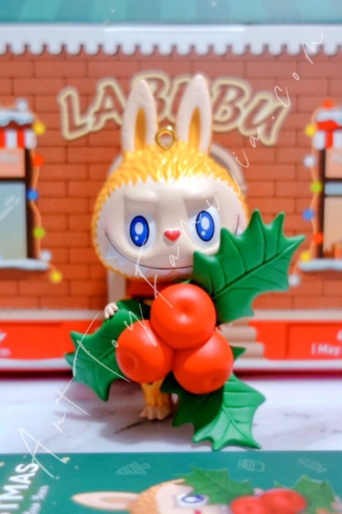 Popmart The Monsters Labubu Christmas Series Christmas Cherry