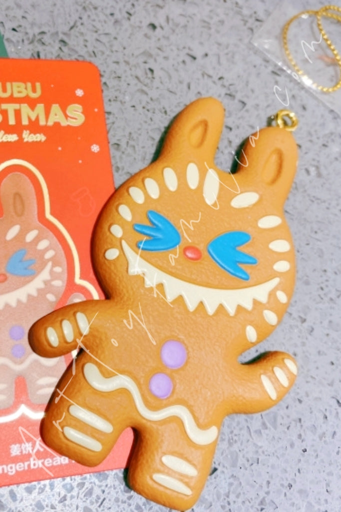 Popmart The Monsters Labubu Christmas Series The Gingerbread Man(Secret)