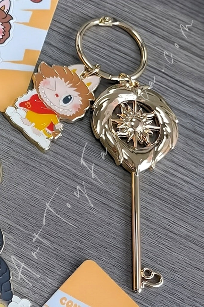 Popmart The Monsters Labubu Constellation Series Key Pendant Leo