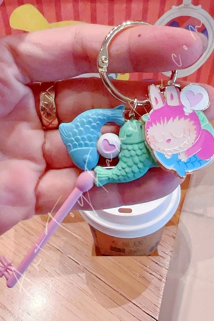 Popmart The Monsters Labubu Constellation Series Key Pendant Pisces