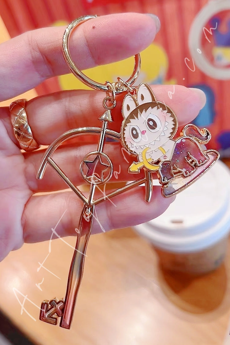 Popmart The Monsters Labubu Constellation Series Key Pendant Sagittarius