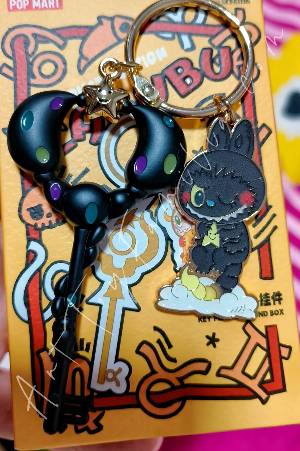 Popmart The Monsters Labubu Constellation Series Key Pendant Scorpio