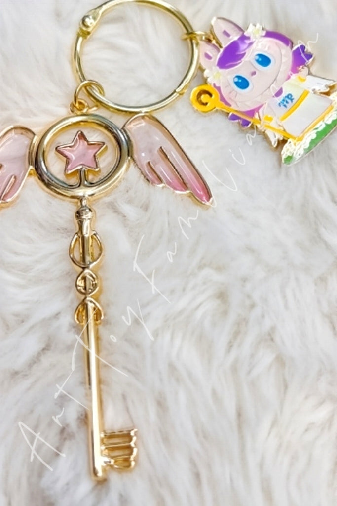 Popmart The Monsters Labubu Constellation Series Key Pendant Virgo