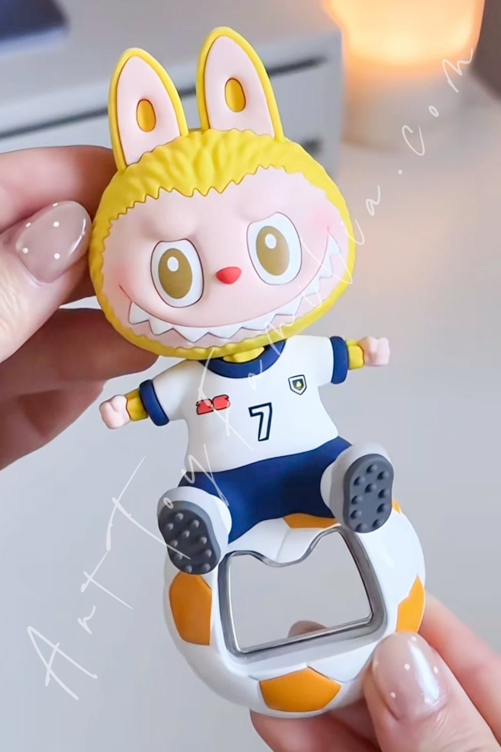 The Monsters Labubu × FIFA Series Bottle Opener Fridge Magnet