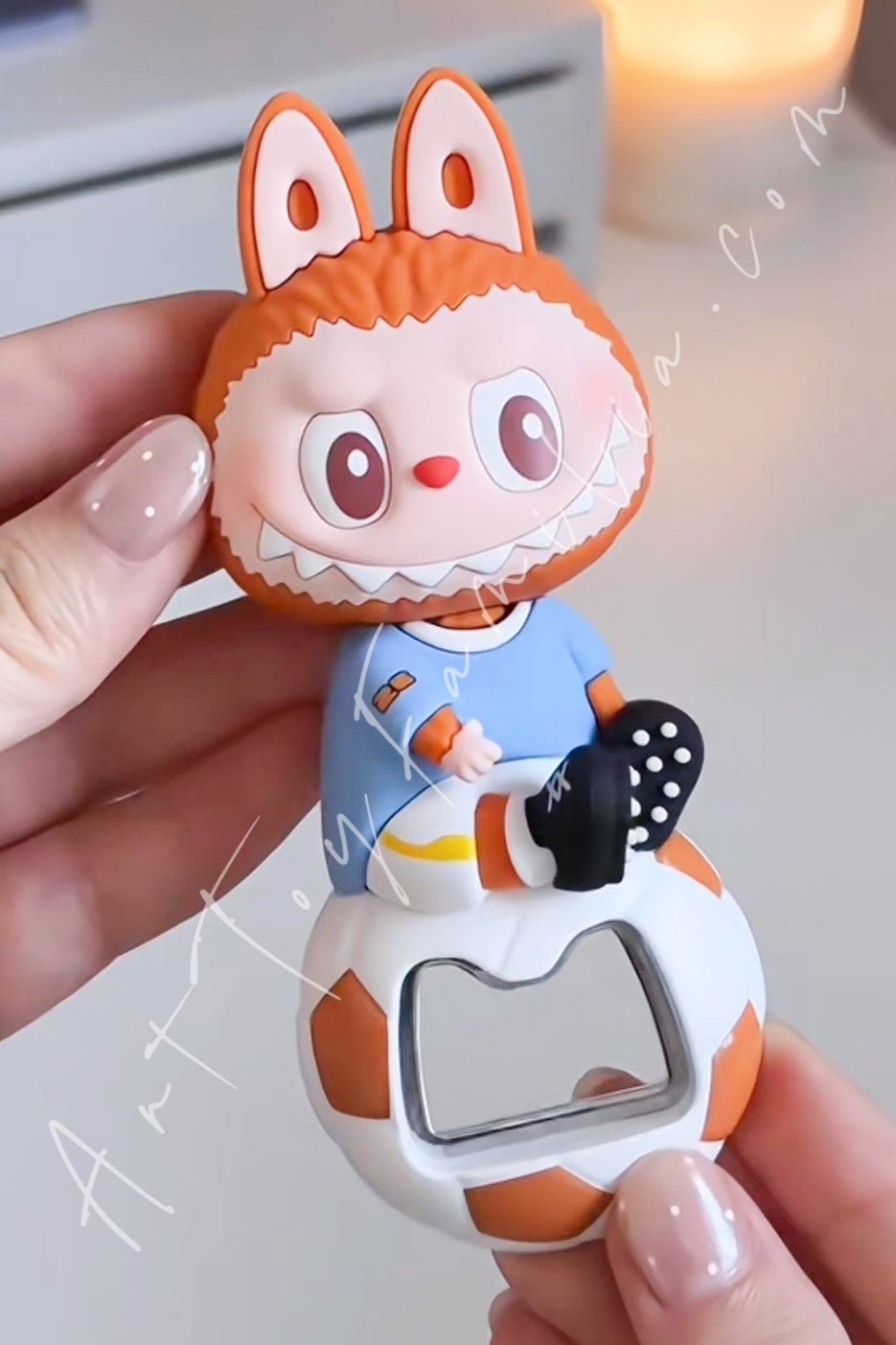 The Monsters Labubu × FIFA Series Bottle Opener Fridge Magnet