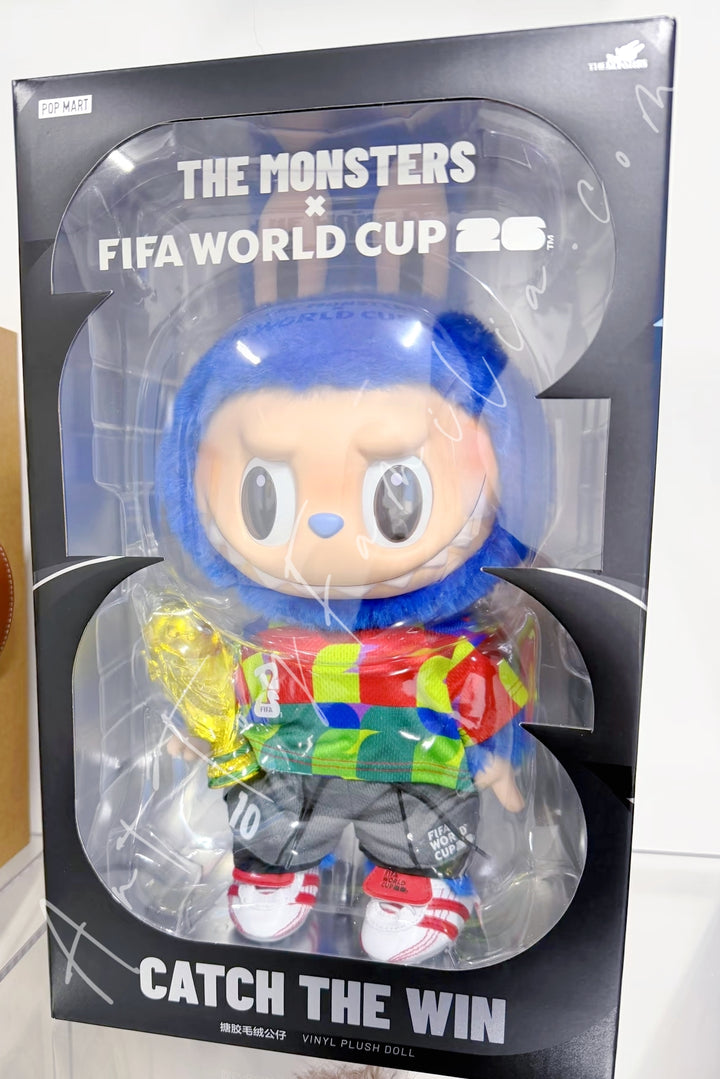 POP MART - The Monsters Labubu × FIFA Series Catch the Win Vinyl Plush Doll Default