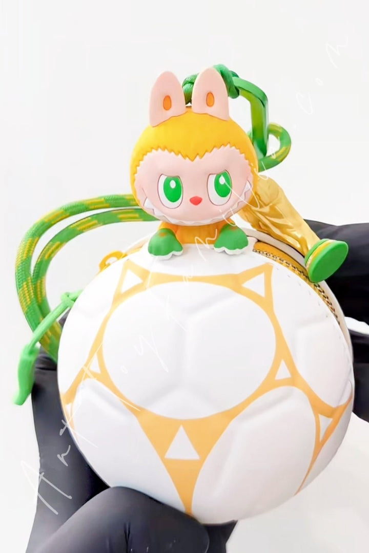 POP MART - The Monsters Labubu × FIFA Series Football - shaped Mini Bag Crowning Moment (Secret)