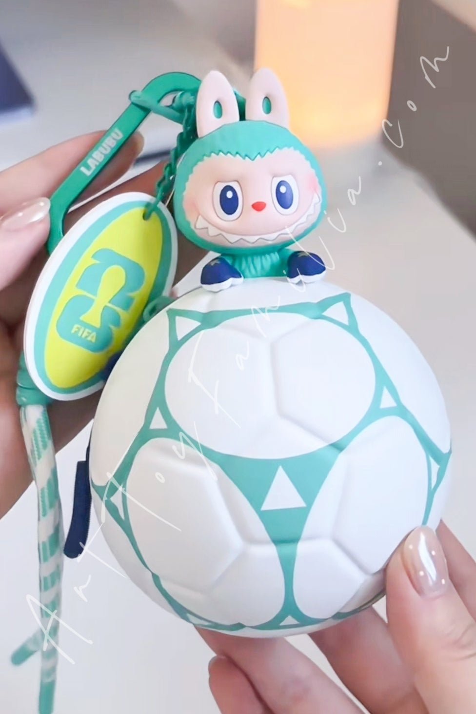 The Monsters Labubu × FIFA Series Football-shaped Mini Bag – Art
