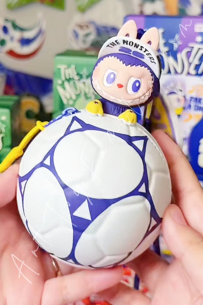 Popmart The Monsters Labubu × FIFA Series Football-shaped Mini Bag Deciding Goal